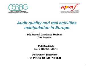 mba thesis audit quality