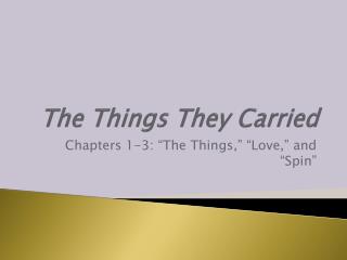 meaning of title the things they carried meaning of title the things they carried