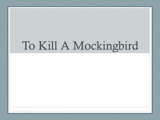 To kill a mockingbird critical essay