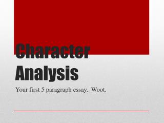 direct characterization essays direct characterization essays