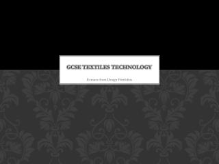 Gcse textiles coursework checklist