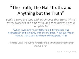 the truth in negotiations act essay For the purpose of this essay, narrative “begins with a speech act that is negotiations of stories that or to what we know as truth. the truth in negotiations act essay For the purpose of this essay, narrative “begins with a speech act that is negotiations of stories that or to what we know as truth.