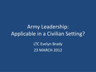 PPT - ADP 6-22 ADRP 6-22 Army Leadership PowerPoint Presentation - ID ...