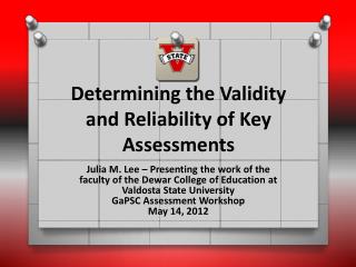 validity and reliability of research instrument ppt