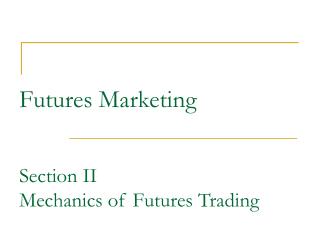 commodities trading futures market india ppt