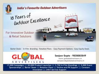 Outdoor Media Banners Through Billboards for Banks At Worli