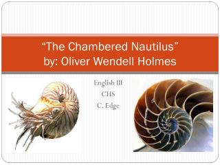 a response to the chambered nautilus by oliver wendell holmes The chambered nautilus by oliver wendell holmes this is the ship of we will take the poem down within 48 hours upon notification by the owner or the owner's. a response to the chambered nautilus by oliver wendell holmes The chambered nautilus by oliver wendell holmes this is the ship of we will take the poem down within 48 hours upon notification by the owner or the owner's.