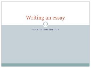 Buy an essay planning