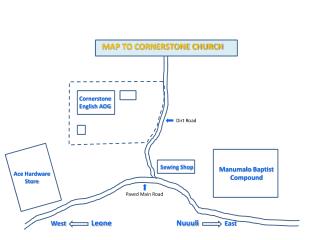 map cornerstone bible fellowship