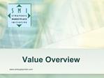 Value Overview