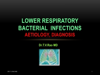 Lower Respiratory Bacterial Infections