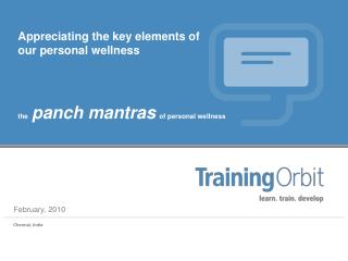 Panch Mantras of Personal Wellness