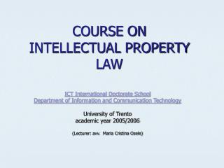 law school personal statement intellectual property