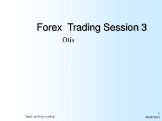 Forex trading strategies ppt