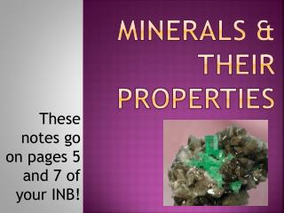 Ppt Minerals Their Properties Powerpoint Presentation Free