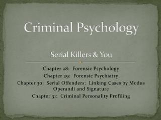 PPT - Criminal Psychology PowerPoint Presentation - ID:155439