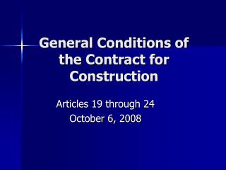 crine general conditions of contract edition 1 crine general conditions of contract edition 1