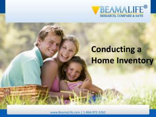 Conducting a Home Inventory