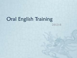 Oral English Training 88