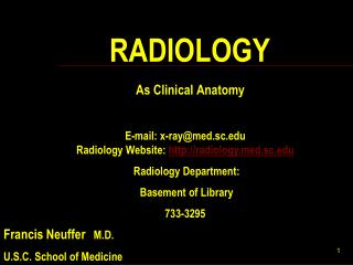 PPT - Introduction To Radiology PowerPoint Presentation - ID:307923