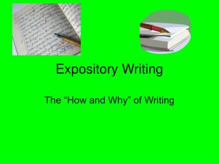 Write expository essay powerpoint