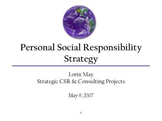 drivers of CSR ppt