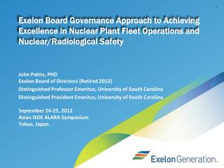 Exelon board of directors
