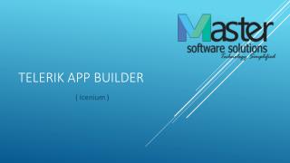 Telerik App Builder