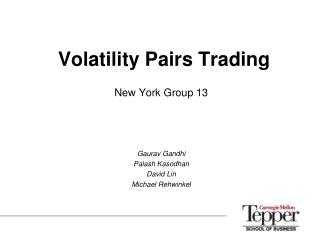 Pair trading strategy ppt