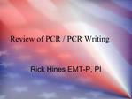 Review of PCR