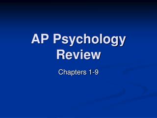 psychology review psychology review