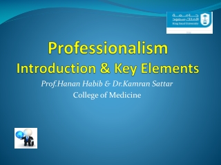 Professionalism Introduction &amp; Key Elements