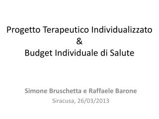 Progetto educativo individualizzato esempio