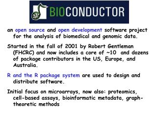 PPT - Bioconductor In R With A Expectation Free Dataset PowerPoint ...