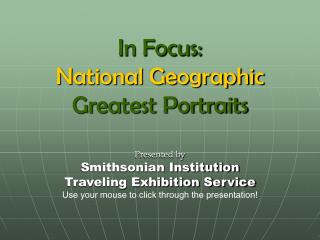 National Geographic - Greatest Portraits