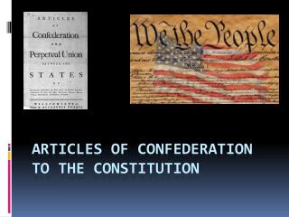 confederation weaknesses constitution