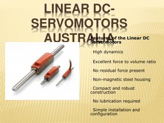 Linear DC Servomotors, Australia