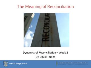 reconciliation definition reconciliation definition