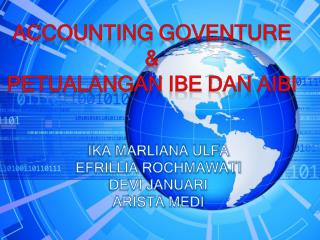 ACCOUNTING GOVENTURE & PETUALANGAN IBE & AIBI