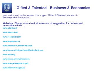 national definition of gifted and talented