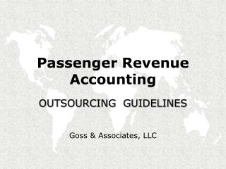 Passenger Revenue Accounting