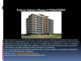 Falcon Sakura Homes@9266158585