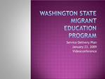 Washington State Migrant Education Program