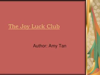 misunderstandings and conflict in the novel the joy luck club by amy tan Essays papers - conflicts in amy tan's the joy luck club the first prominent conflict within this novel deals with waverly and her mother lindo. misunderstandings and conflict in the novel the joy luck club by amy tan Essays papers - conflicts in amy tan's the joy luck club the first prominent conflict within this novel deals with waverly and her mother lindo.
