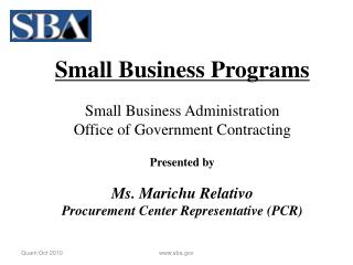 small business administration