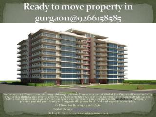 Ready to move property in gurgaon@9266158585