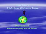 New Trier s All-School Wellness Team