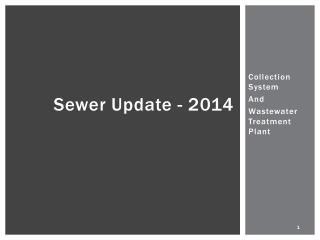 Sewer Update - 2014