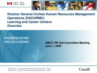 UMCC HR Sub-Committee Meeting June 1, 2009