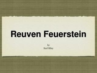 Reuven Feuerstein